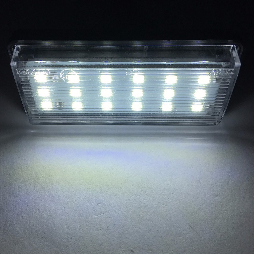 Premium LED White Rear License Plate Light - Error-Free Car Styling for Toyota Land Cruiser 120 Prado, Land Cruiser 200 & Lexus GX470 - Bright Illumination for Night Driving & Enhanced Vehicle Appearance