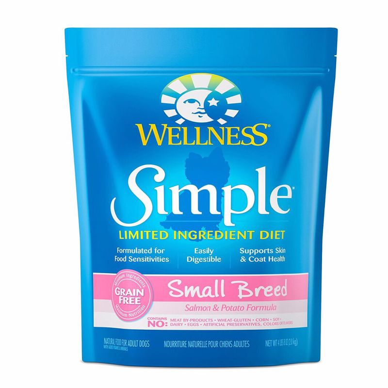 Limited Ingredient Small Breed Salmon & Potato Dry Dog Food - Hypoallergenic & Digestible for Sensitive Stomachs - Perfect for Puppies & Adult Dogs at Home or Travel