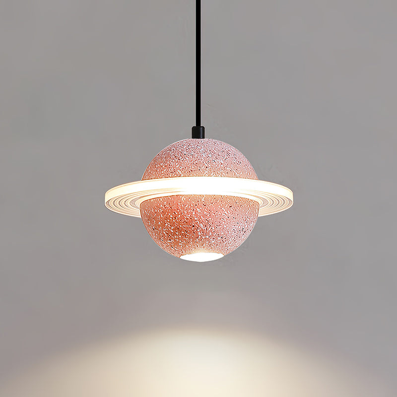 Artsy Planet Pendant Light - Modern Celestial Ceiling Fixture for Bedroom, Living Room & Nursery Decor | Solar System Inspired Lighting for Home & Office