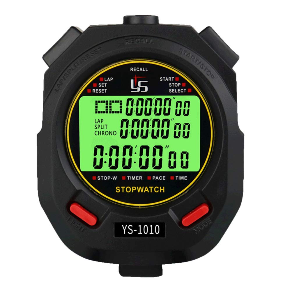 VOSAREA Waterproof Digital Stopwatch - Sports Timer with LED Display for Running, Swimming, Training & Match Timing | Professional Water-Resistant Stop Watch for Athletes, Coaches & Fitness Enthusiasts