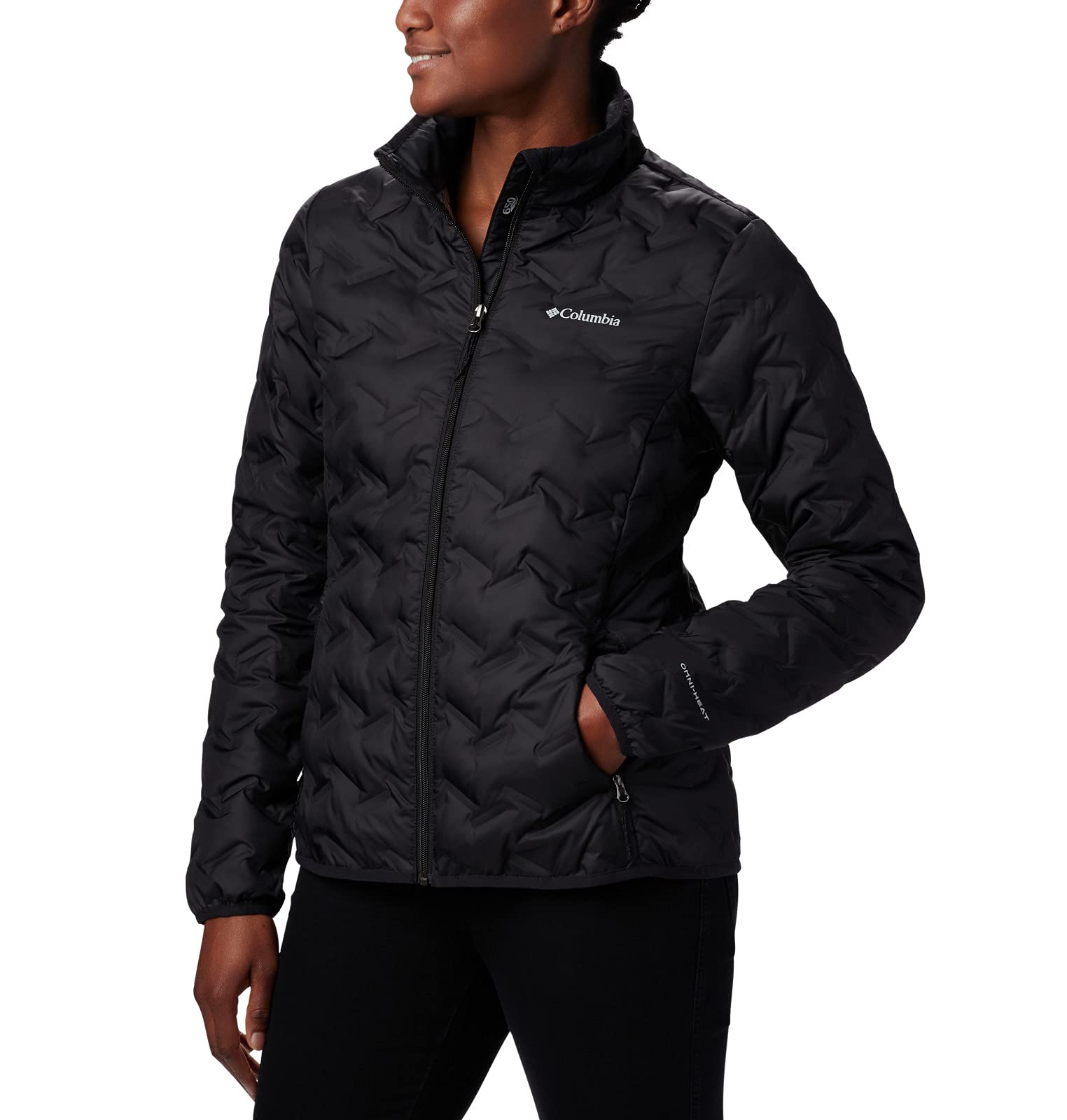 Columbia Women's Delta Ridge Down Jacket - Lightweight Warm Winter Coat for Hiking, Skiing & Outdoor Activities