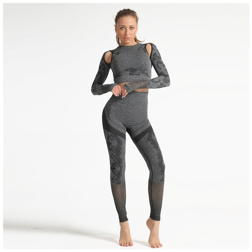 Women's Workout Outfit Set - Comfortable Yoga & Gym Clothes for Ladies - Perfect for Yoga, Gym Training & Active Lifestyle