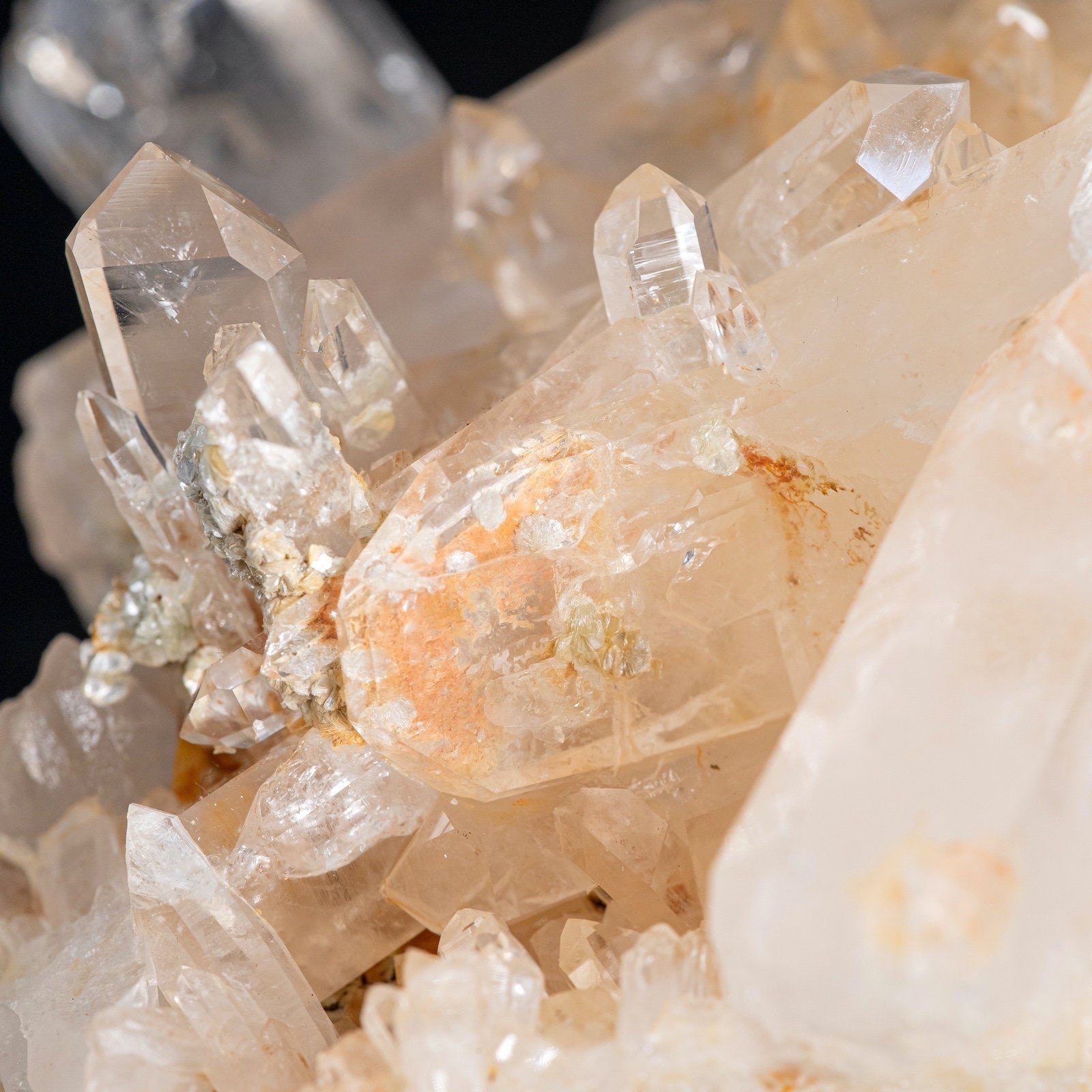 Natural Cookeite in Quartz Raw Crystal Tabby Cluster - Healing Stones for Home Decor, Housewarming Gift & Spiritual Healing | Perfect for Meditation, Feng Shui & Crystal Collections