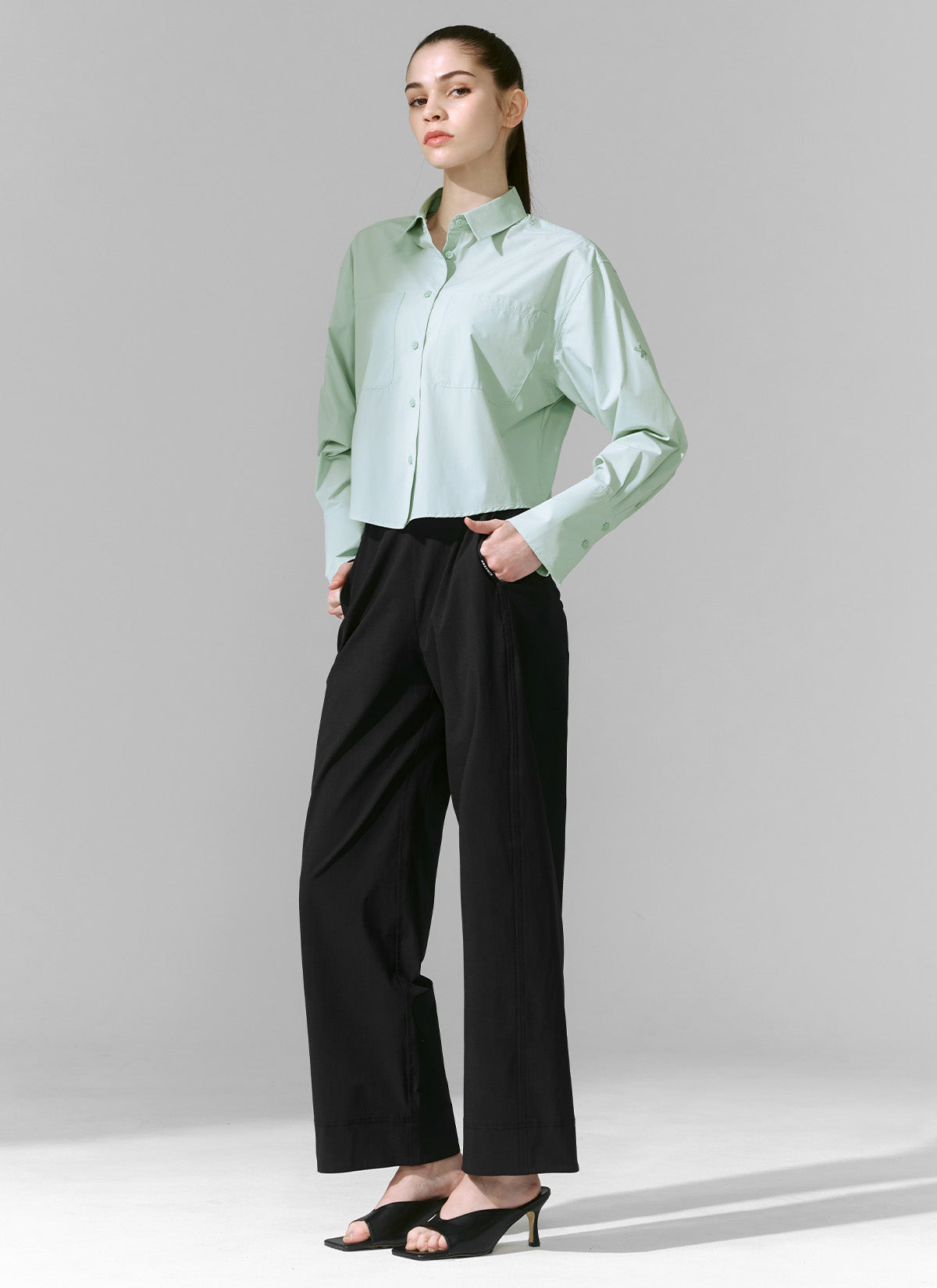 All-Day Comfort Wide Banding Slacks for Women - Stretchy Office Pants, Business Casual Trousers | Perfect for Work, Travel & Everyday Wear