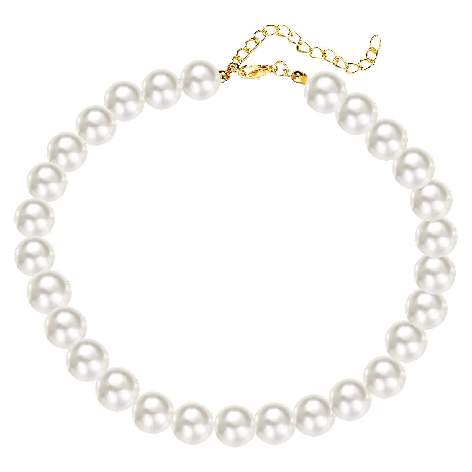 Vintage Pearl Collar Necklace for Women - Elegant Imitation Pearl Choker & Body Chain Jewelry Set, Perfect for Parties, Weddings & Evening Events