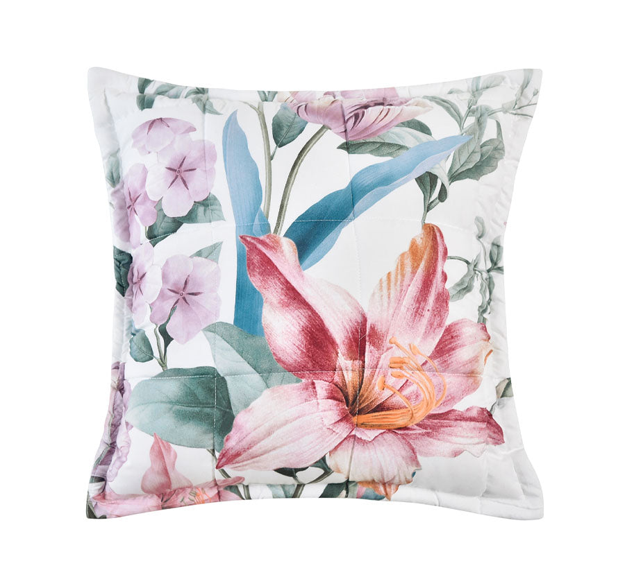 Carmela 43x43cm White Filled Cushion - Soft & Comfortable Throw Pillow for Sofa, Bed, Chair - Home Decor & Living Room Accessories