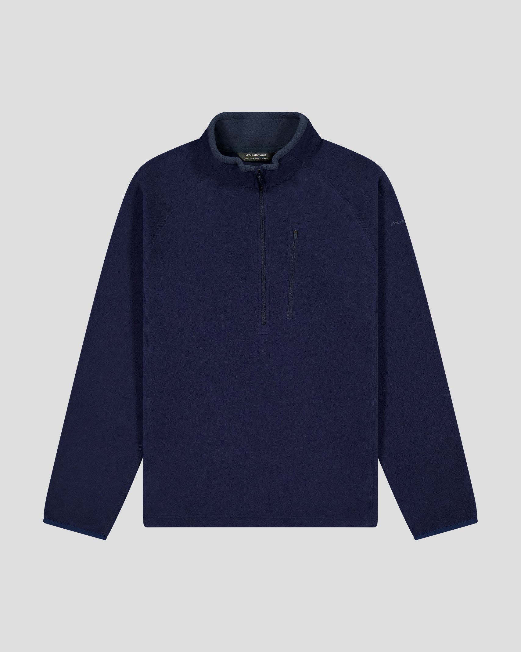 Men's Ridge 100 Primaloft Pullover Jacket - Lightweight Insulated Winter Coat for Hiking & Outdoor Activities - Pure Navy Blue