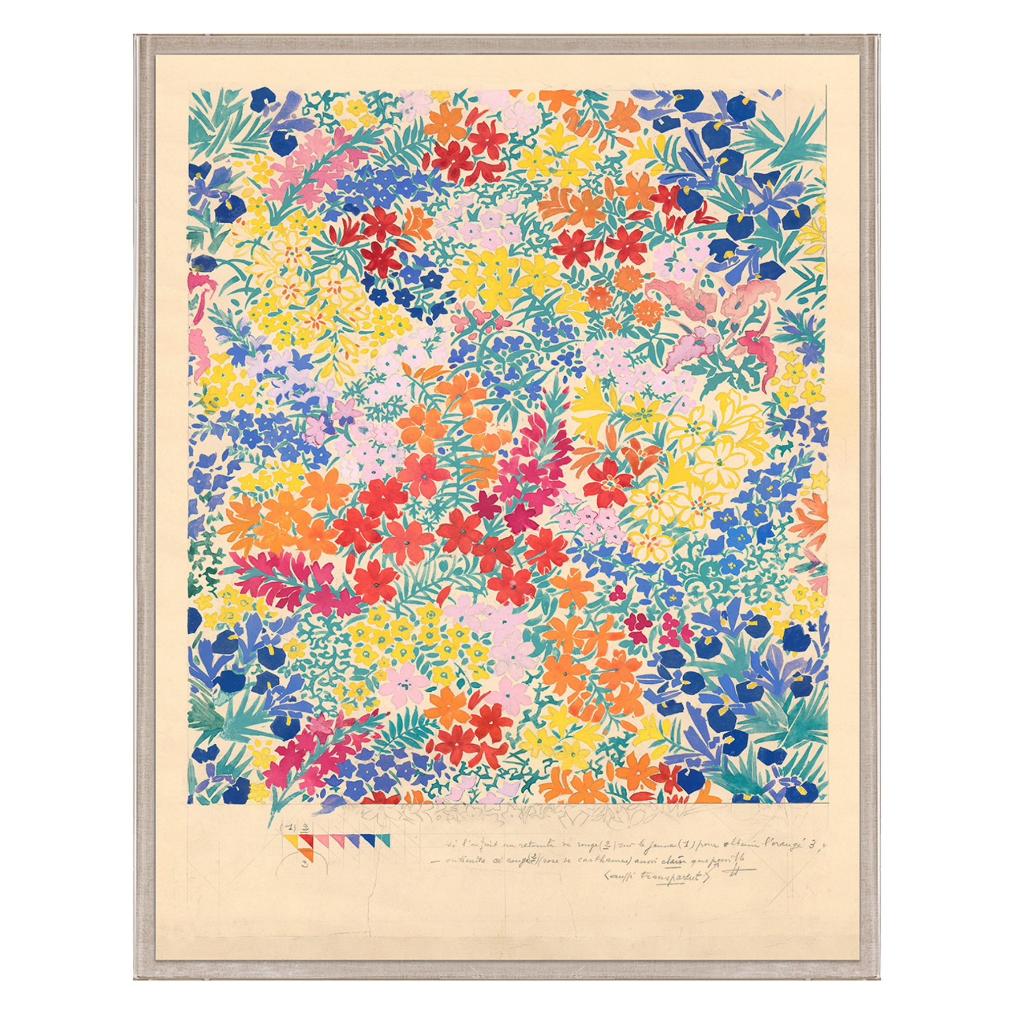 Bianchini Ferier Archive Summer Bloom Floral Fabric - Perfect for Upholstery, Dresses & Home Decor