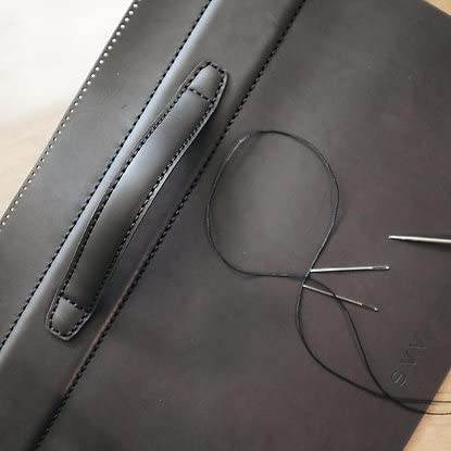 Premium Monogrammed Personalized Leather Messenger Bag for Men - Business Laptop Briefcase & Crossbody Satchel - Ideal for Work, Travel & Daily Commute