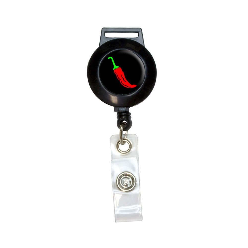 Southwestern Chili Pepper Lanyard Retractable Reel - Stylish Badge ID Card Holder for Work, School & Events | Durable Graphics & More Design