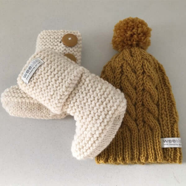 Cozy Cable Knit Beanie Hat & Warm Chunky Winter Boots for Women - Perfect for Cold Weather, Snow Days & Outdoor Adventures