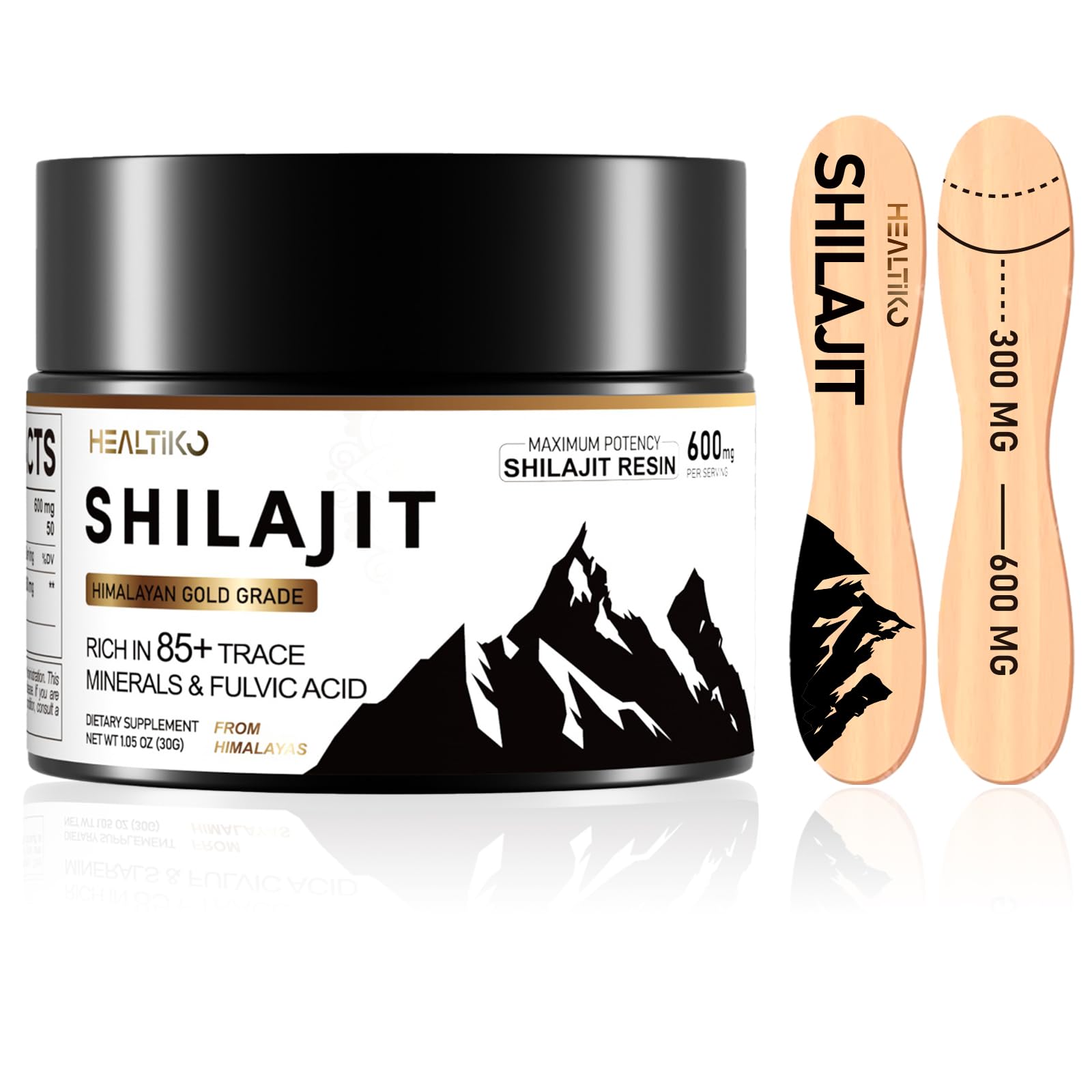 Pure Himalayan Organic Shilajit Resin - 30g (1 Pack) | Natural Energy Booster & Immune Support | Perfect for Athletes, Wellness Enthusiasts & Daily Detox