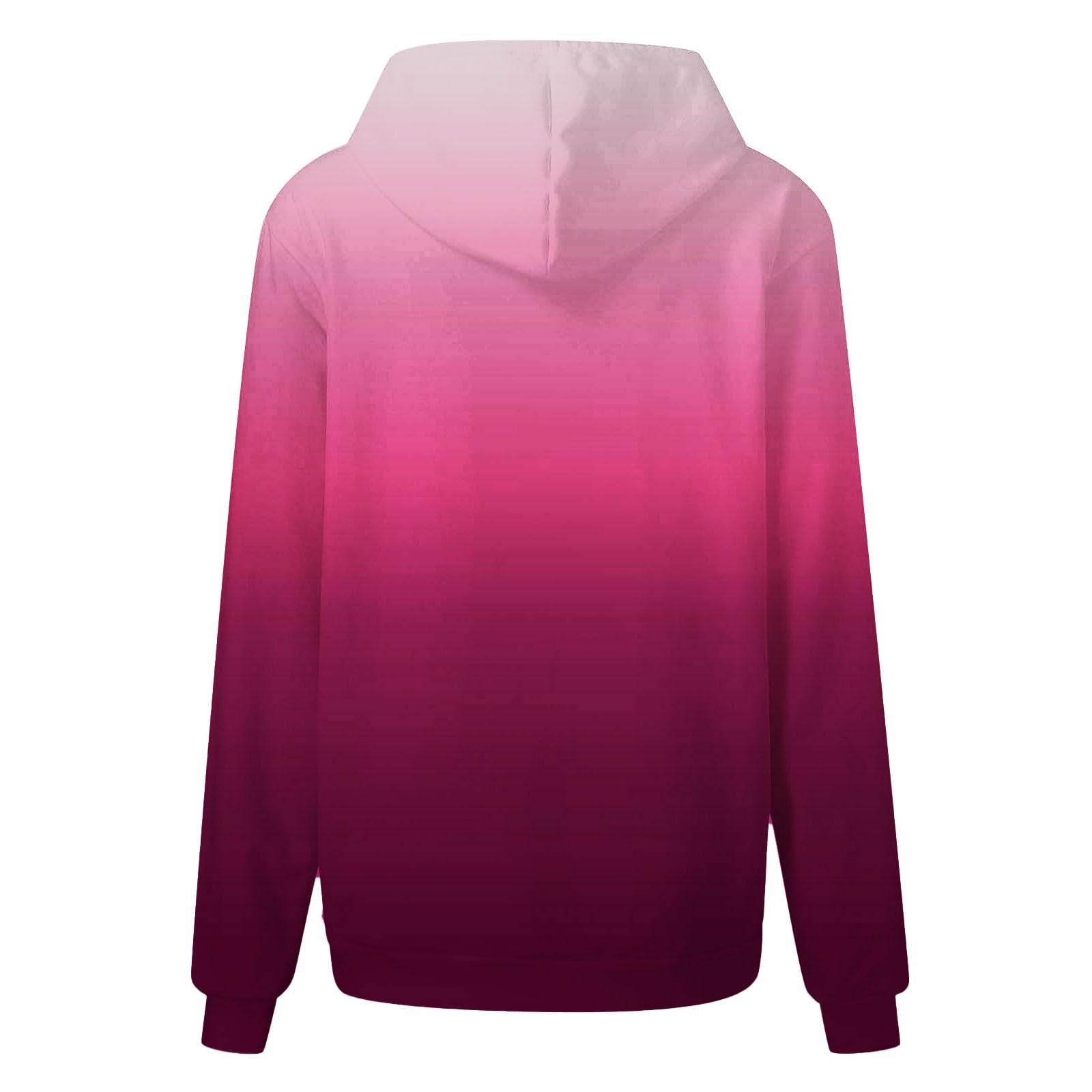 **Women's Gradient Printed Oversized Hoodie - Soft Long Sleeve Pullover Sweatshirt, Cozy & Stylish (X-Large) | Perfect for Casual Wear, Loungewear & Fall Fashion**