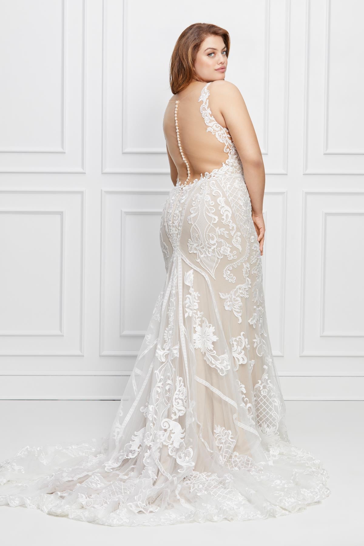 Wtoo Viola 11109 Wedding Gown - Elegant Lace Bridal Dress for Church Ceremony & Formal Events