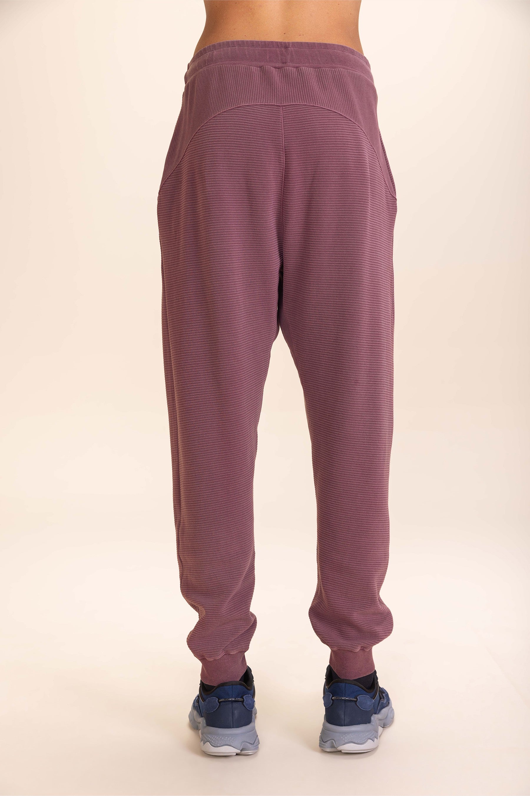 Ribbed Washed Men's Casual Pants - Comfortable Stretch Slim Fit Trousers for Work, Travel & Everyday Wear