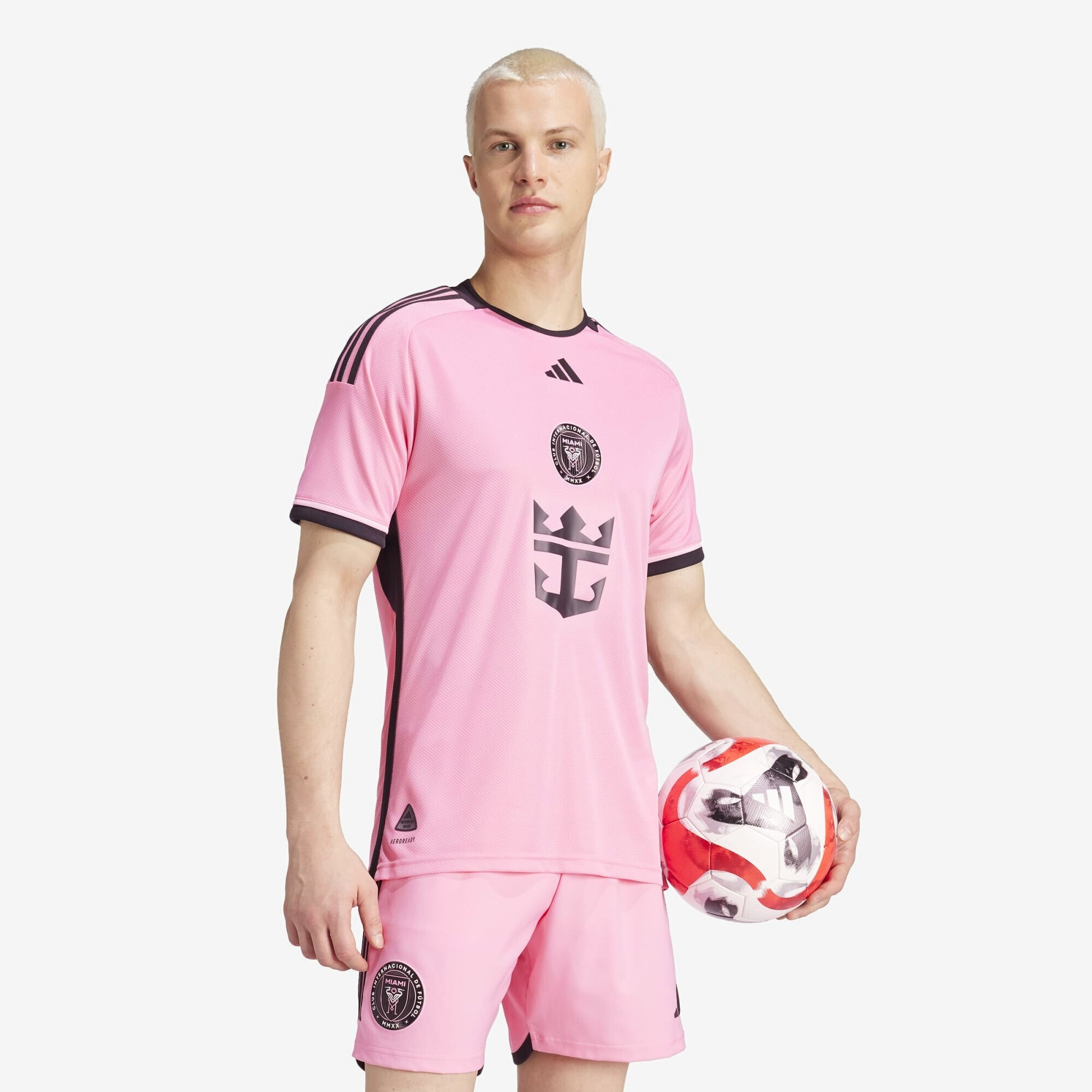 adidas Inter Miami CF 2024/25 Lionel Messi Match Home Jersey - Authentic Soccer Jersey for Fans & Players - Perfect for Game Day, Training & Collecting