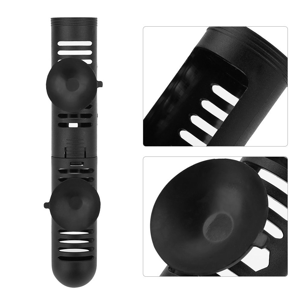 Fdit Aquarium Fish Heater Protective Case - Detachable Design with Suction Cups for Fish Tank Water Heating | Ideal for Freshwater & Saltwater Aquariums, Fish Breeding Tanks, and Home Aquarium Setups
