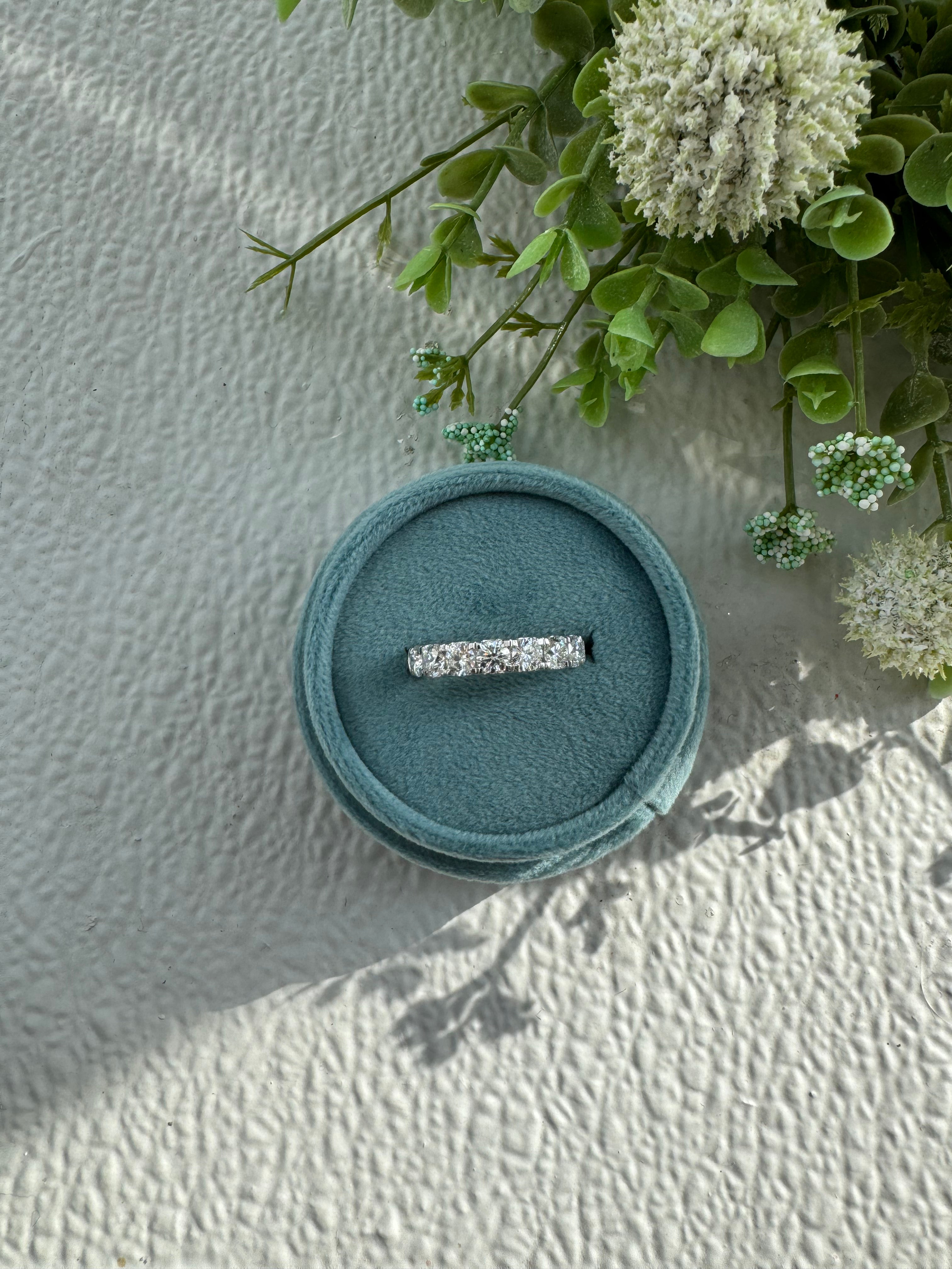 Lab Grown Diamond White Gold Wedding Band - Eco-Friendly & Affordable Engagement Ring for Women - Perfect for Proposals, Anniversaries & Special Occasions
