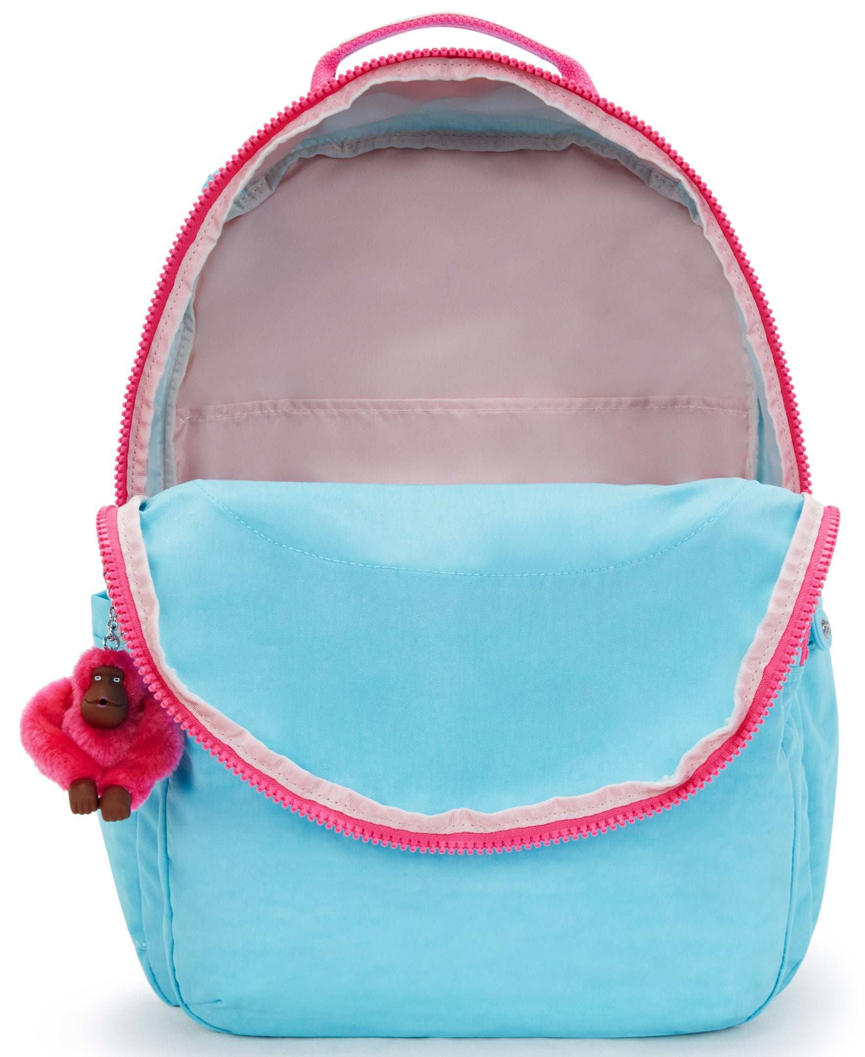 Kipling Seoul Extra Large 17 Inch Laptop Backpack - Blue Sea Combo | Water-Resistant Travel & Work Backpack for Men & Women | Perfect for Commuting, Business Trips & College Students