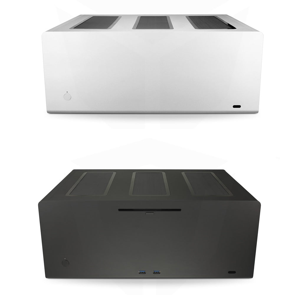 Streacom F12C Alpha Extruded Aluminum Mini-ITX PC Case - Compact & Durable Chassis for Home Theater, Gaming & Office Workstations