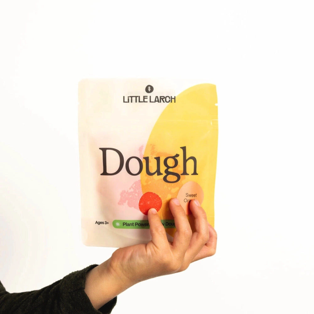Little Larch Natural Play Dough - Sweet Orange Scented, Non-Toxic & Safe for Kids | Perfect for Sensory Play, Arts & Crafts, and Early Childhood Development