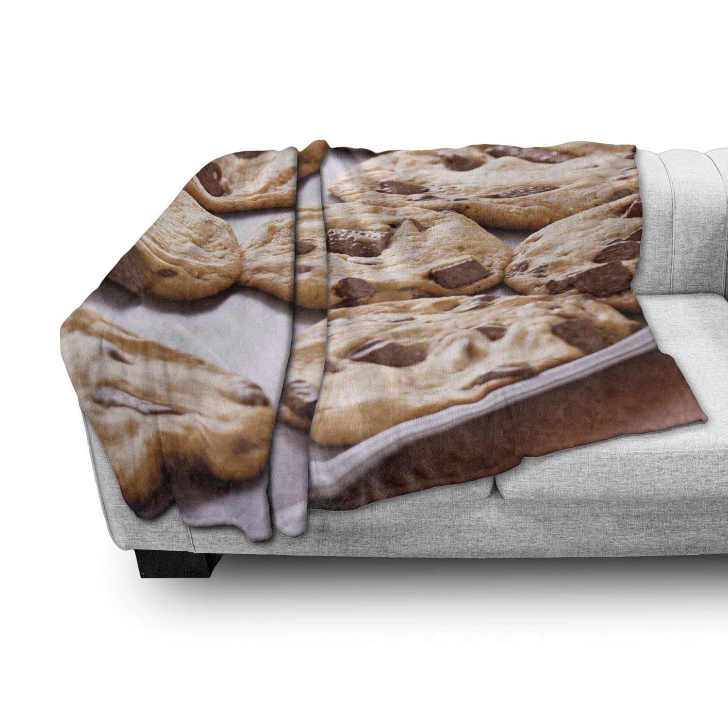 Ambesonne Soft Flannel Fleece Throw Blanket - 60