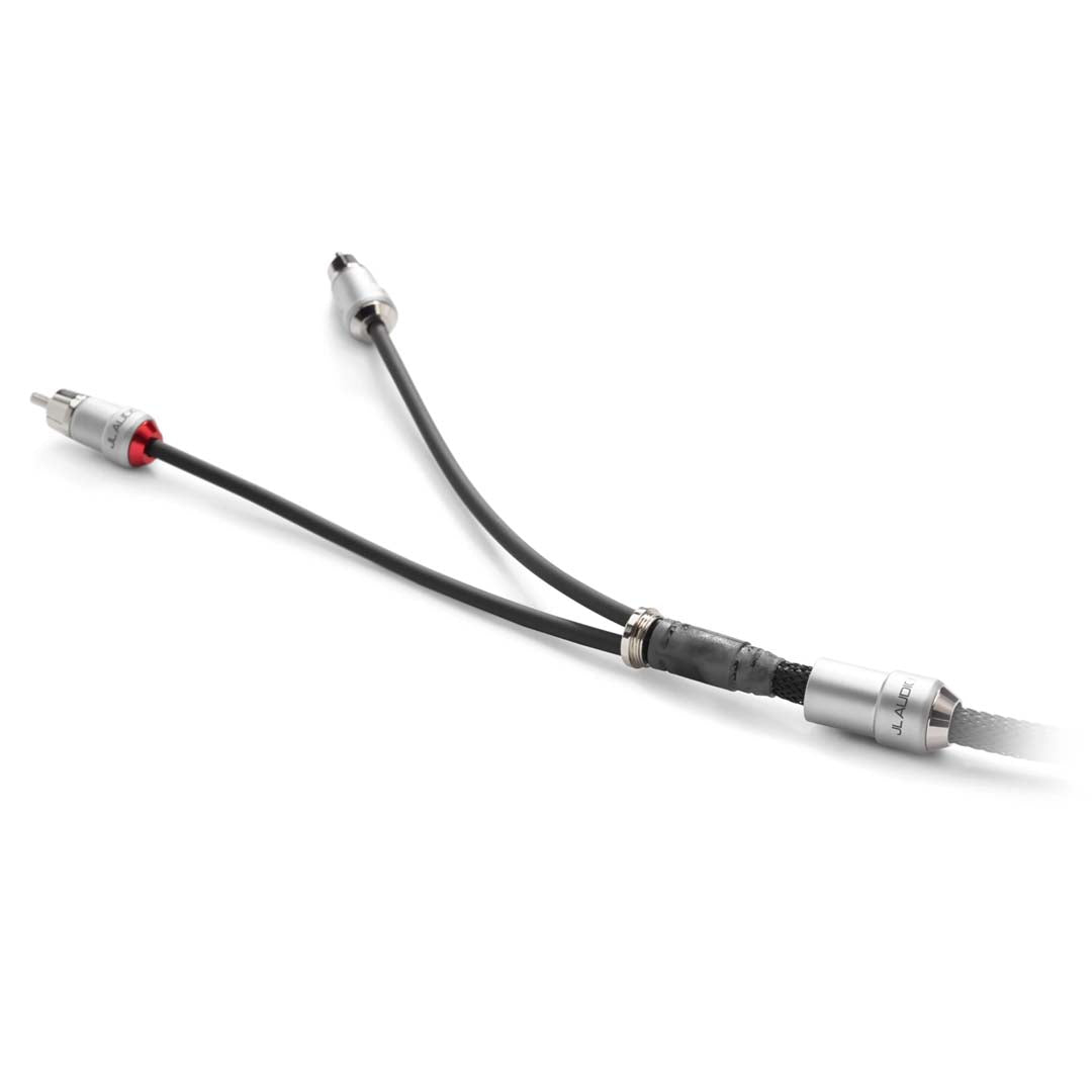 JL Audio XE BLKAIC2 9 Premium 2-Channel Audio Interconnect Cable - 9 ft (2.7 m) High-Quality RCA Cable for Car Audio Systems, Home Theater & Professional Studio Setup