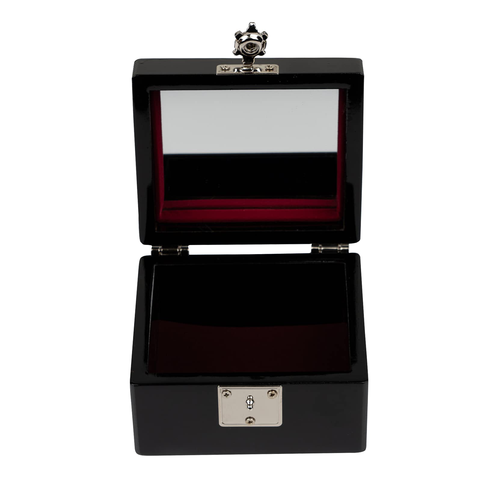 February Mountain Mother of Pearl Peacock Jewelry Box - Elegant Small Organizer for Earrings, Necklaces, Rings & Bracelets | Perfect Jewelry Display & Storage Case for Women | Unique Gift Idea for Birthdays, Anniversaries & Special Occasions (Peacock_Red)