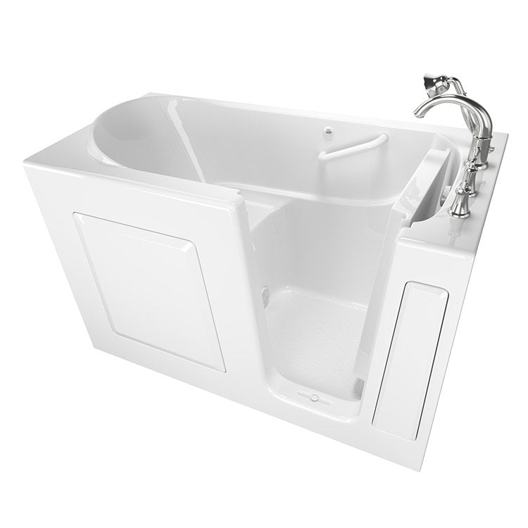 30W x 60L Gelcoat Walk-In Soaking Bathtub with Right Hand Drain & Faucet - 3060 Series - Perfect for Spa-Like Relaxation in Master Bathrooms