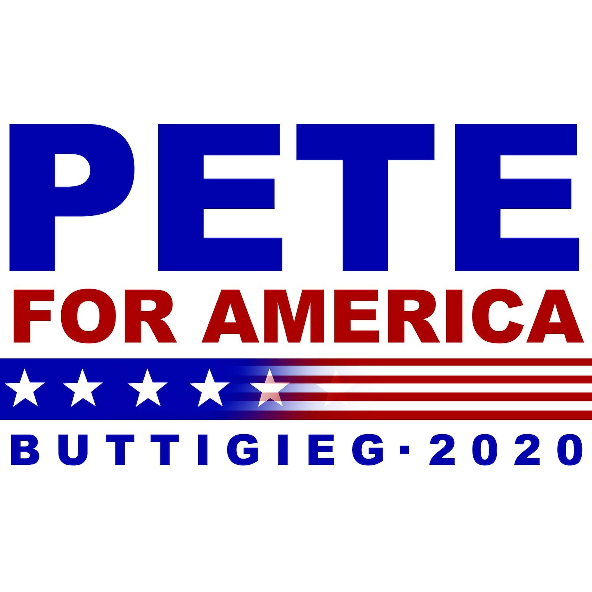 Pete Buttigieg for America Oval Car Bumper Sticker - Political Campaign Decal for Cars, Trucks & Windows - Show Your Support While Driving
