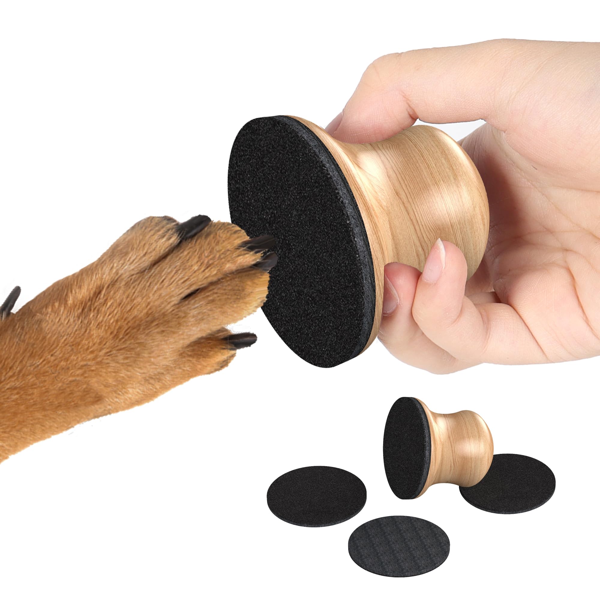 Dog Nail File Kit - Gentle Scratch Board for Stress-Free Dog Nail Trimming | Safe & Easy Pet Grooming Tool for Small & Large Dogs | Perfect for Home Grooming & Vet Visits