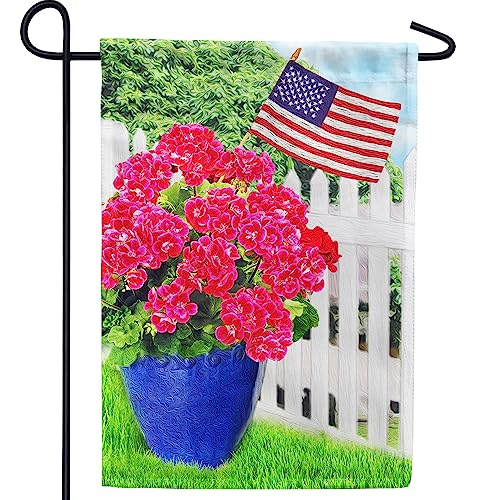 Patriotic Geraniums