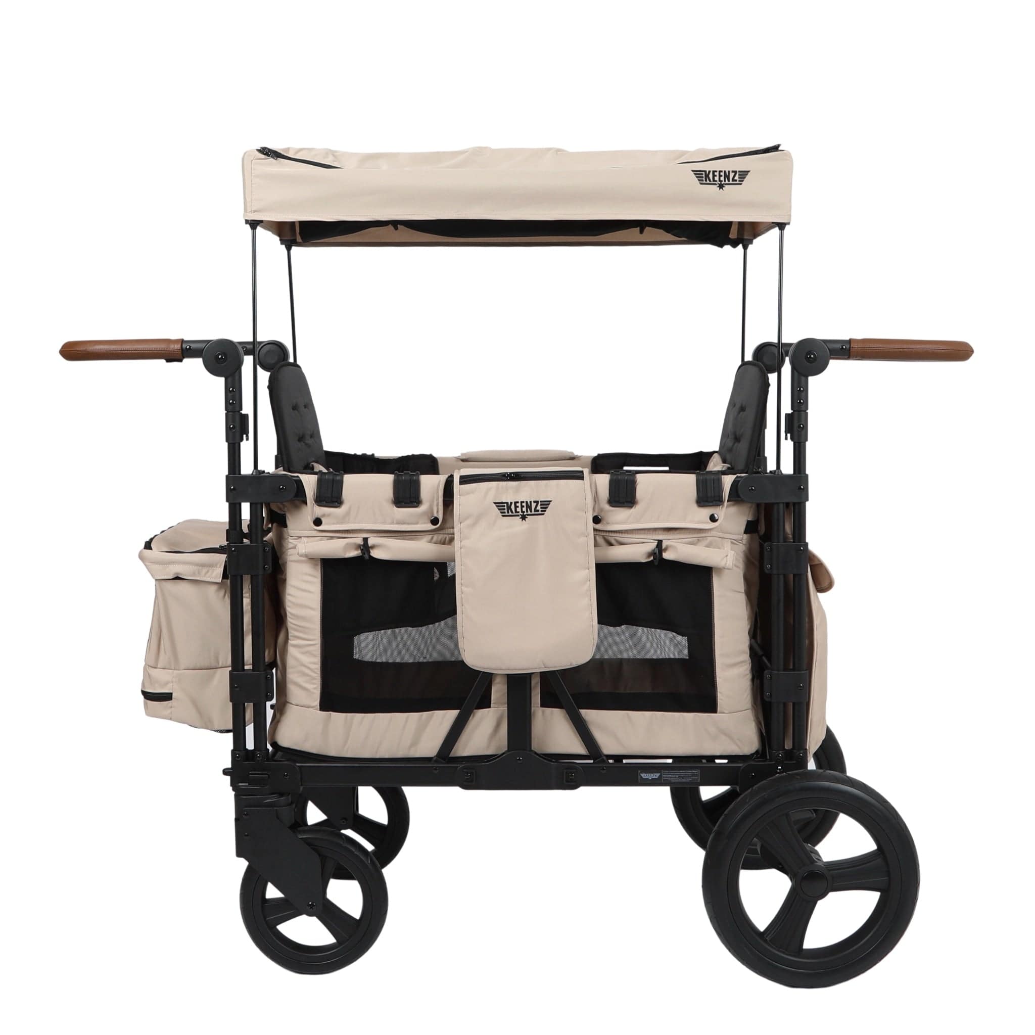 Keenz XC 2.0 2 Passenger Stroller Wagon - Lightweight Foldable All-Terrain Wagon for Kids | Perfect for Beach, Park, Camping & Outdoor Adventures