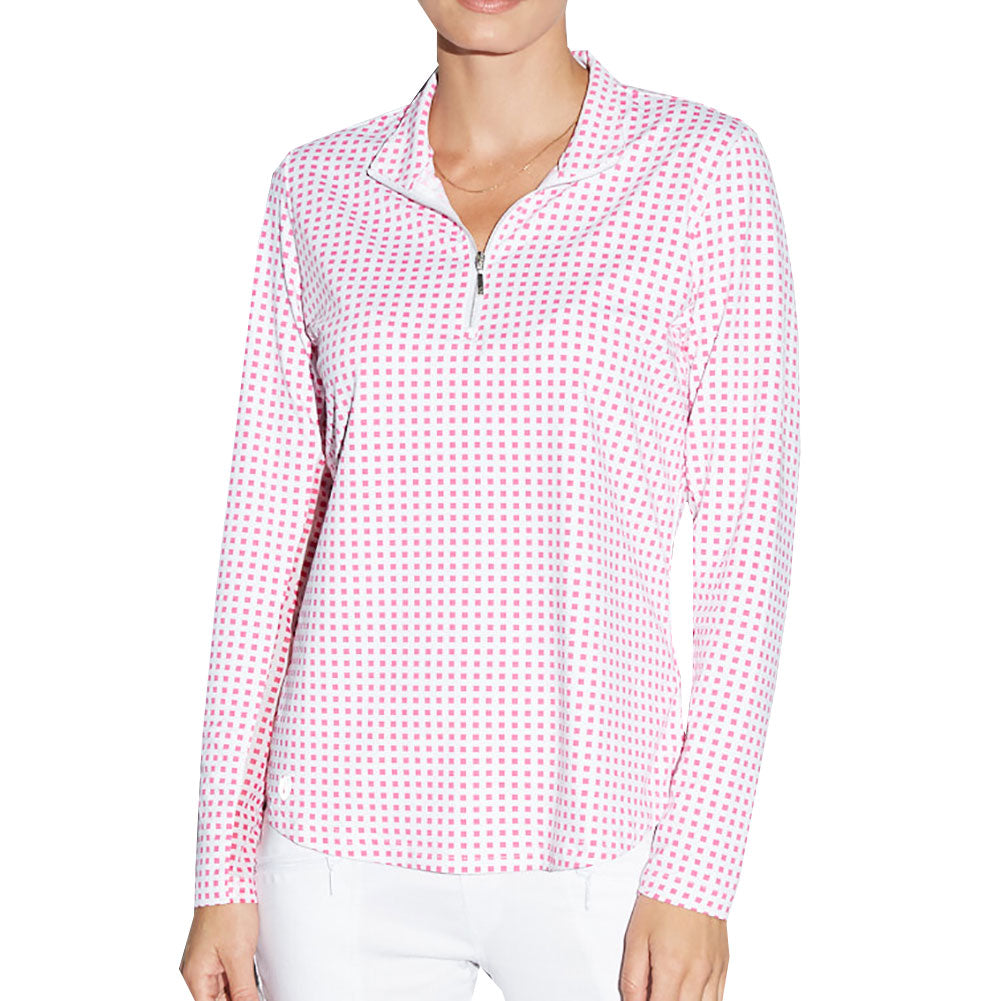GGBlue Georgia Ice Women's Long Sleeve Golf Shirt - Moisture Wicking & UV Protection - Perfect for Golf, Tennis & Outdoor Activities