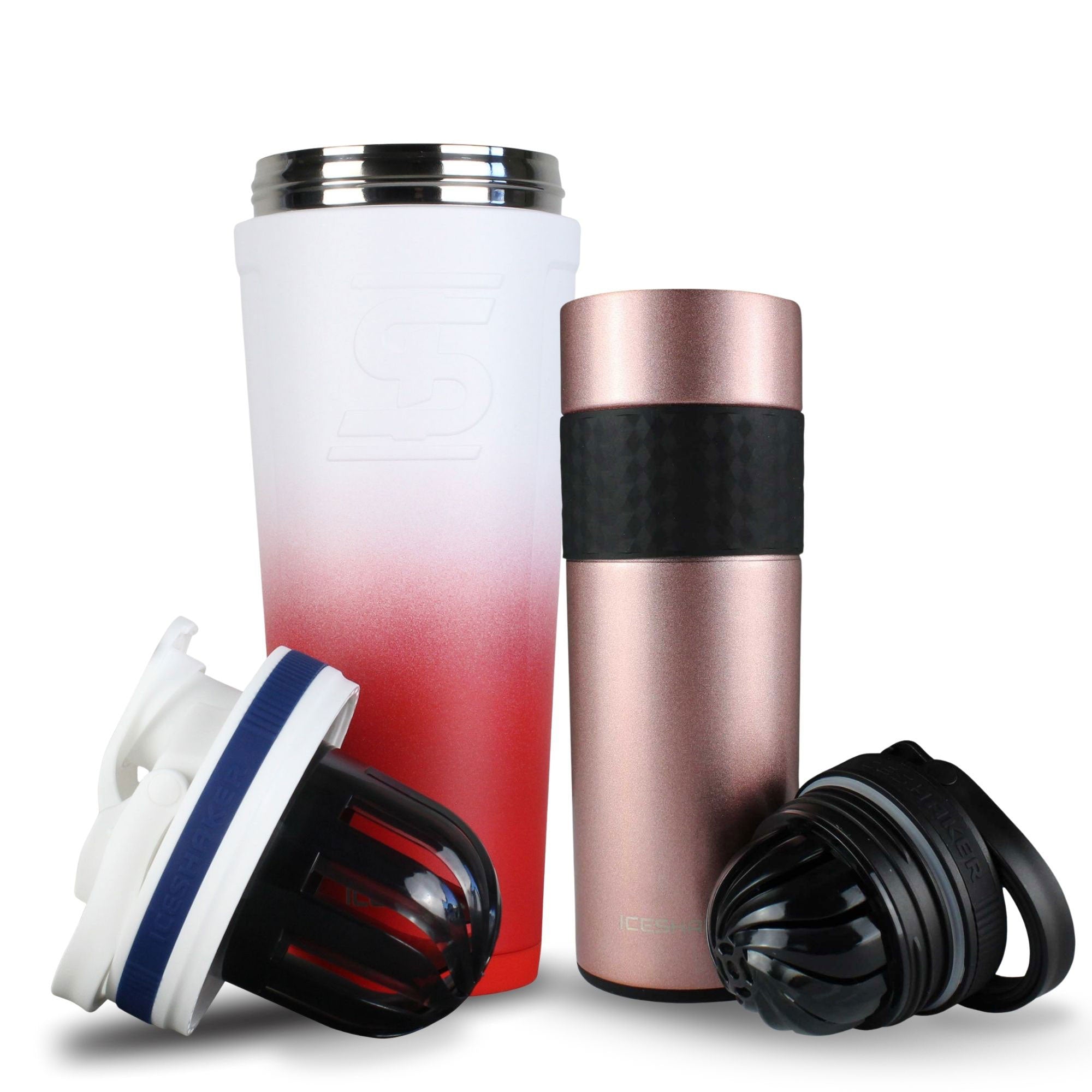 Premium His & Her Protein Shaker Bottle Set - 20oz Leak-Proof Mixing Cups for Gym, Workouts & Post-Training Recovery - BPA-Free Fitness Accessories for Couples