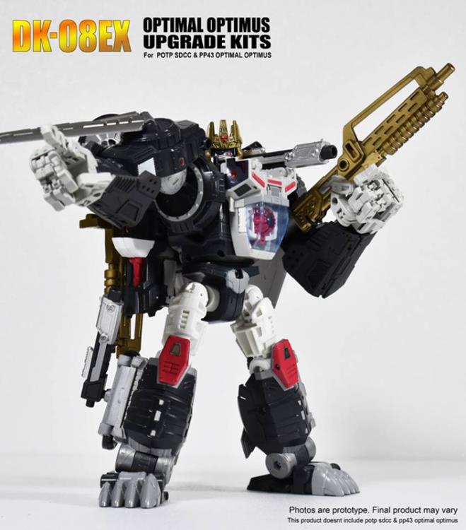 DNA Design DK 08EX Upgrade Kit for POTP SDCC/PP 43 Optimal Optimus - Transformers Toy Accessories for Collectors & Display Enhancement