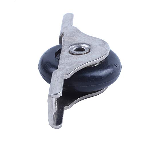 Nicfaky 2 Pack Nylon Sliding Door Wheels - Single Axle Replacement Rollers for Smooth Gliding Doors | Perfect for Closet, Patio, and Barn Doors