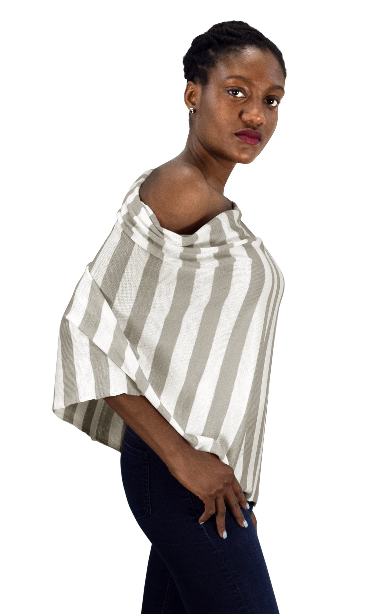 Women's Lightweight Summer Poncho Cardigan - Soft Beach Cover Up for Women, Breezy Loose Knit Shawl Wrap for Vacation, Poolside, Yoga & Outdoor Activities