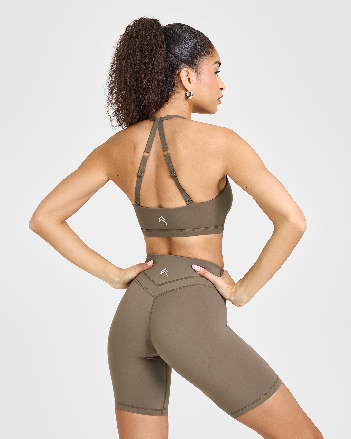 High Support Unified Twist Sports Bra for Women - Moss Brown | Yoga, Running, Gym & High-Intensity Workouts