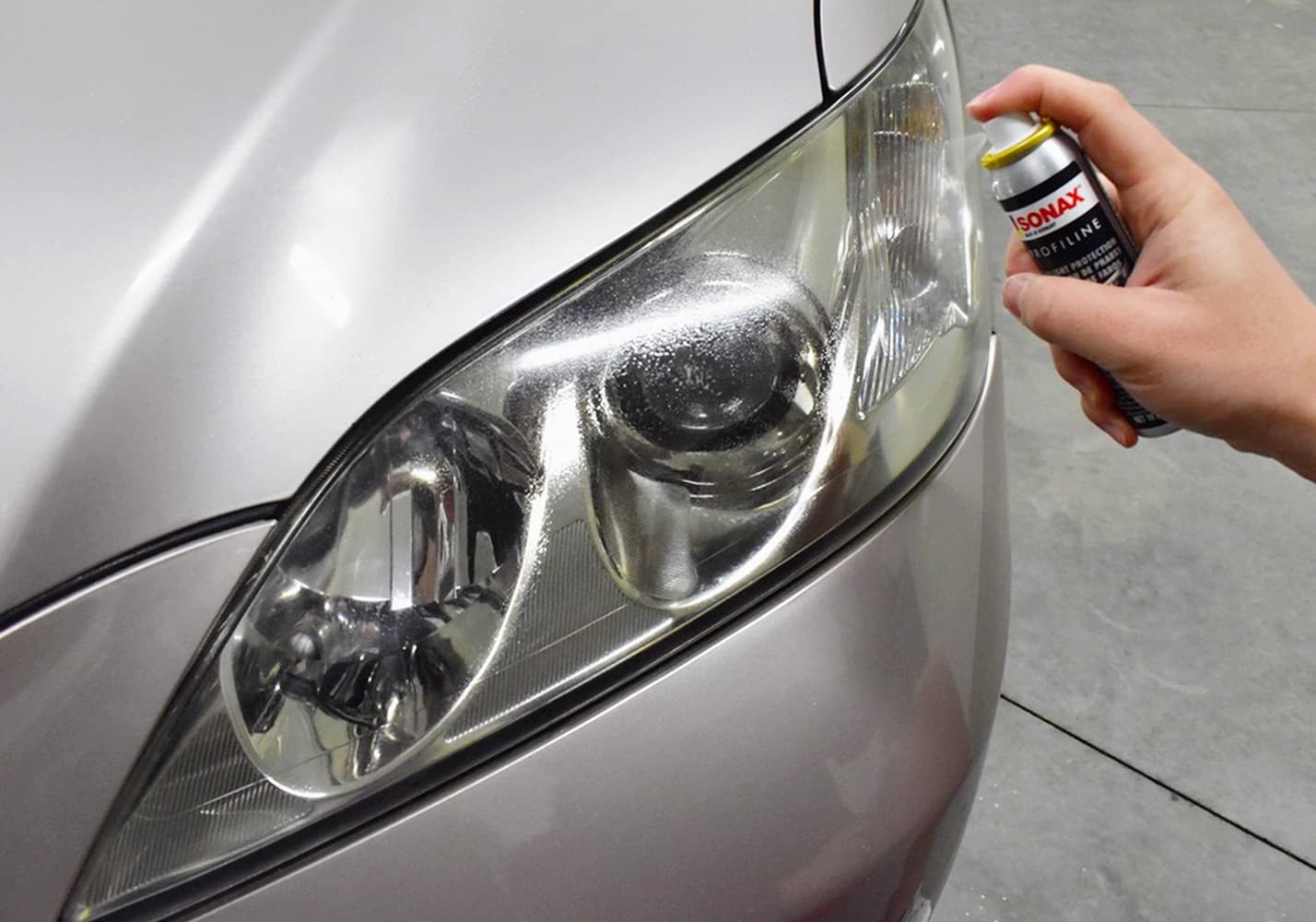 SONAX Profiline Headlight Restoration Kit - Restore Cloudy & Yellow Headlights to Like New | DIY Car Headlight Cleaner & Polish Kit for Cars, Trucks, SUVs | Perfect for Night Driving Safety & Vehicle Maintenance