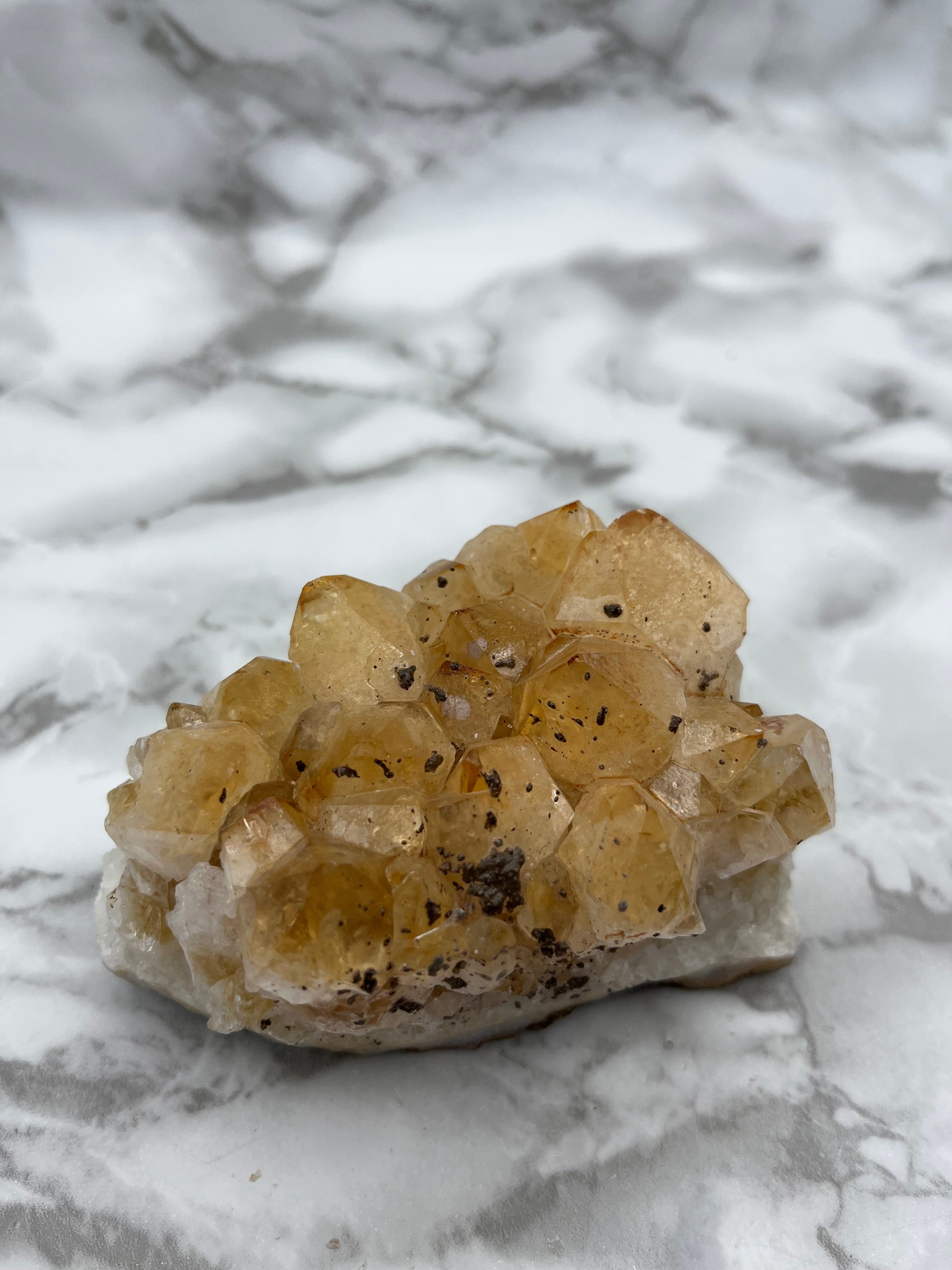 Natural Citrine Crystal Cluster - 13 oz Raw Citrine Stone for Healing, Meditation & Energy Work | Perfect for Home Decor, Reiki & Spiritual Practices