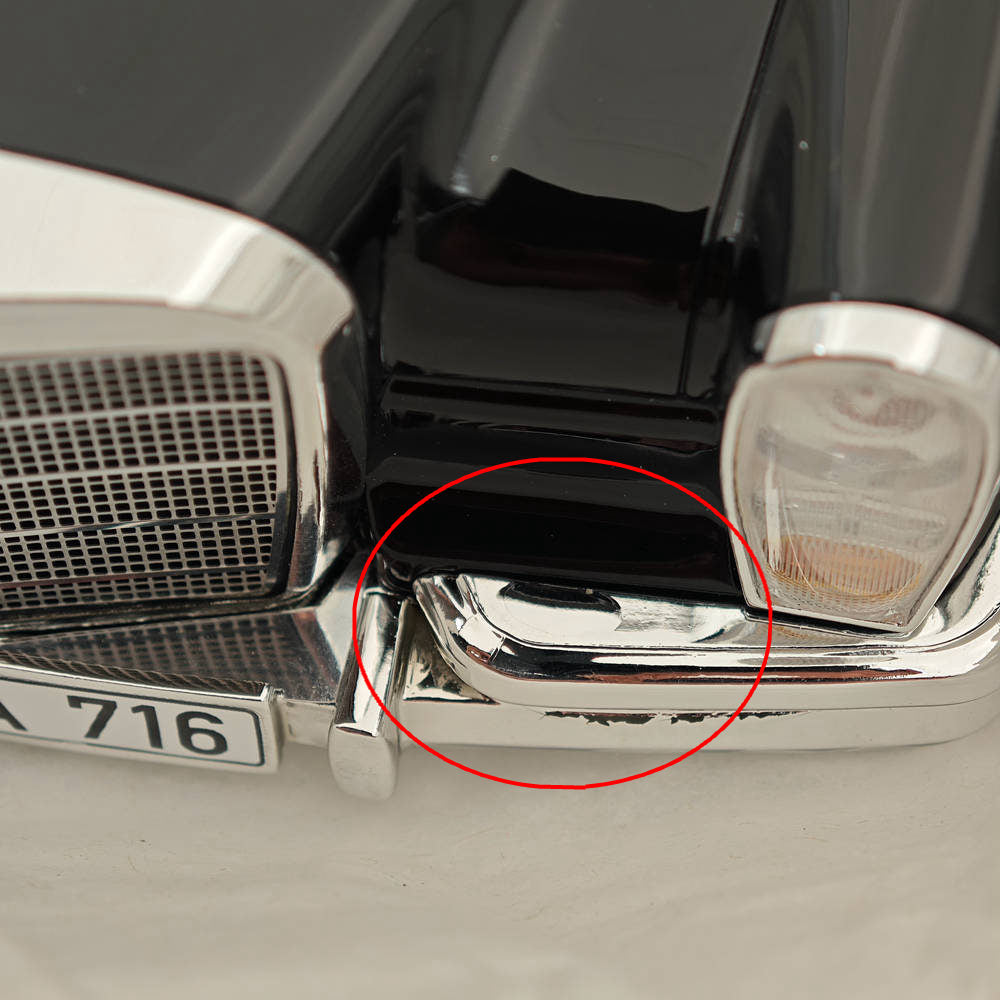 1:18 Scale Mercedes Benz 600 W100 Nallinger Coupe 1965 Diecast Model Car - CMF18160 Collectible Resin Vehicle for Display & Gifts - Perfect for Car Enthusiasts, Model Collectors, and Home/Office Decoration