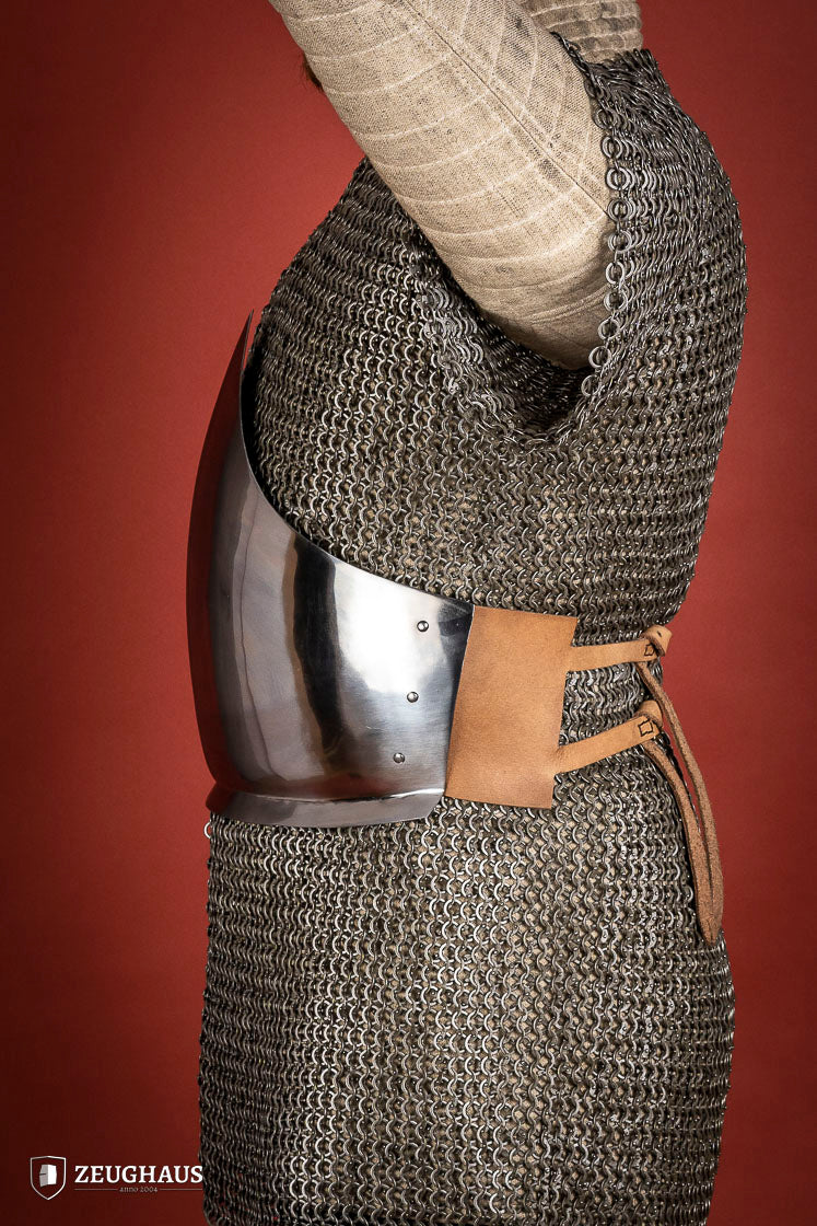 Polished Half Breastplate Armor - 1.6mm Thick Steel Medieval Costume for LARP, Cosplay & Renaissance Fairs | Perfect for Knights, Warriors & Historical Reenactments