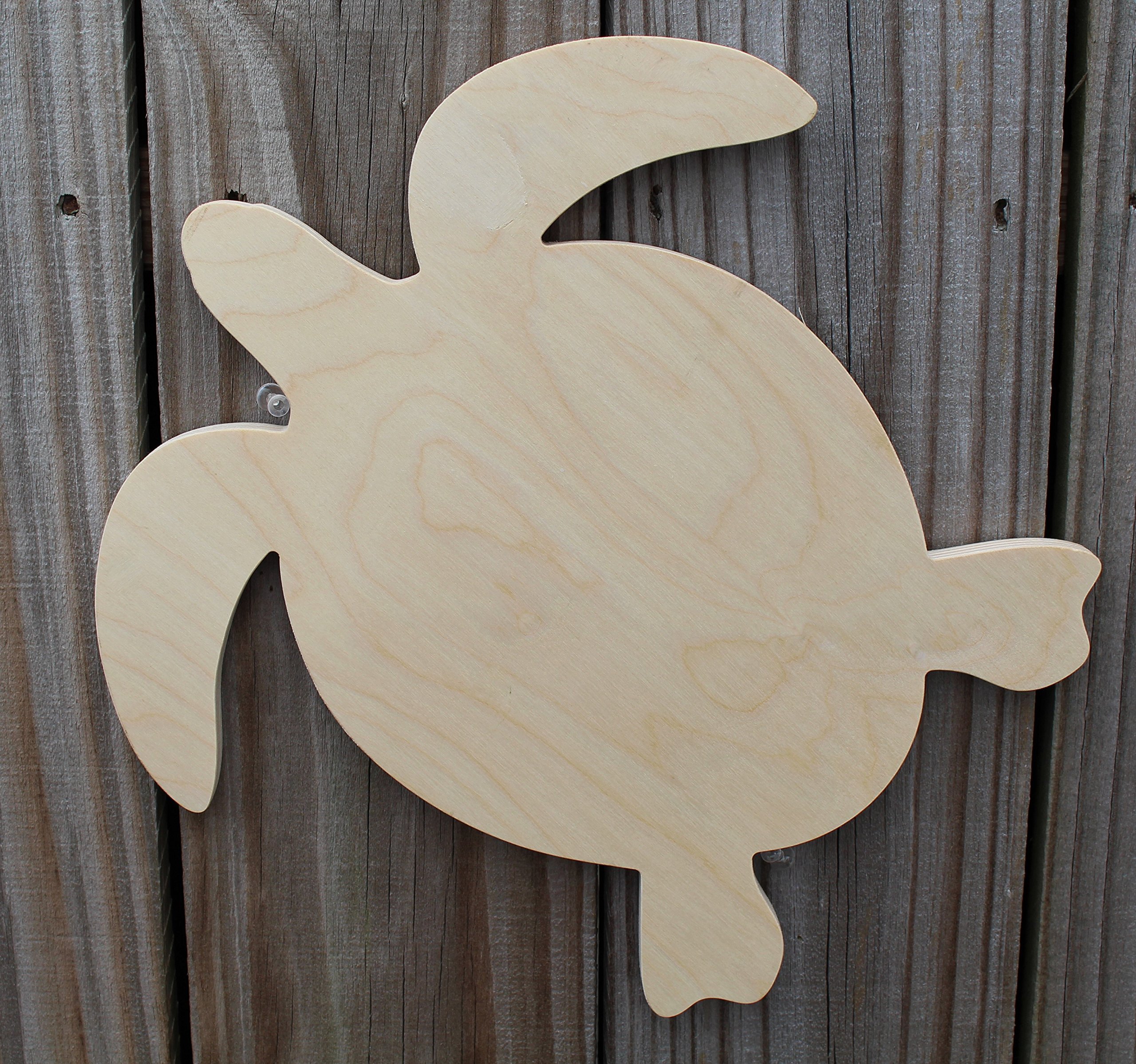 Handmade Wooden Sea Turtle Wall Decor - 12