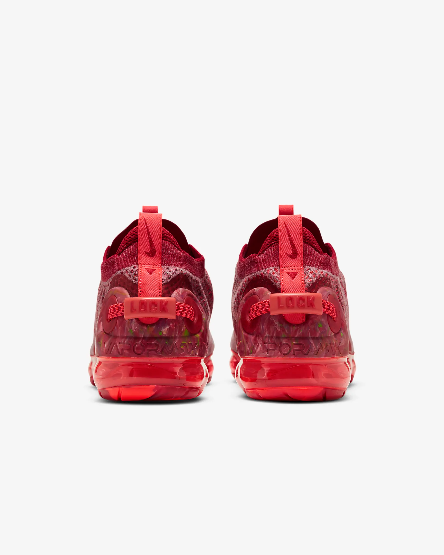 Nike Men's Air VaporMax 2020 Flyknit Running Shoes - Team Red/Flash Crimson/Gym Red | Lightweight & Breathable for Jogging, Gym Workouts & Daily Wear