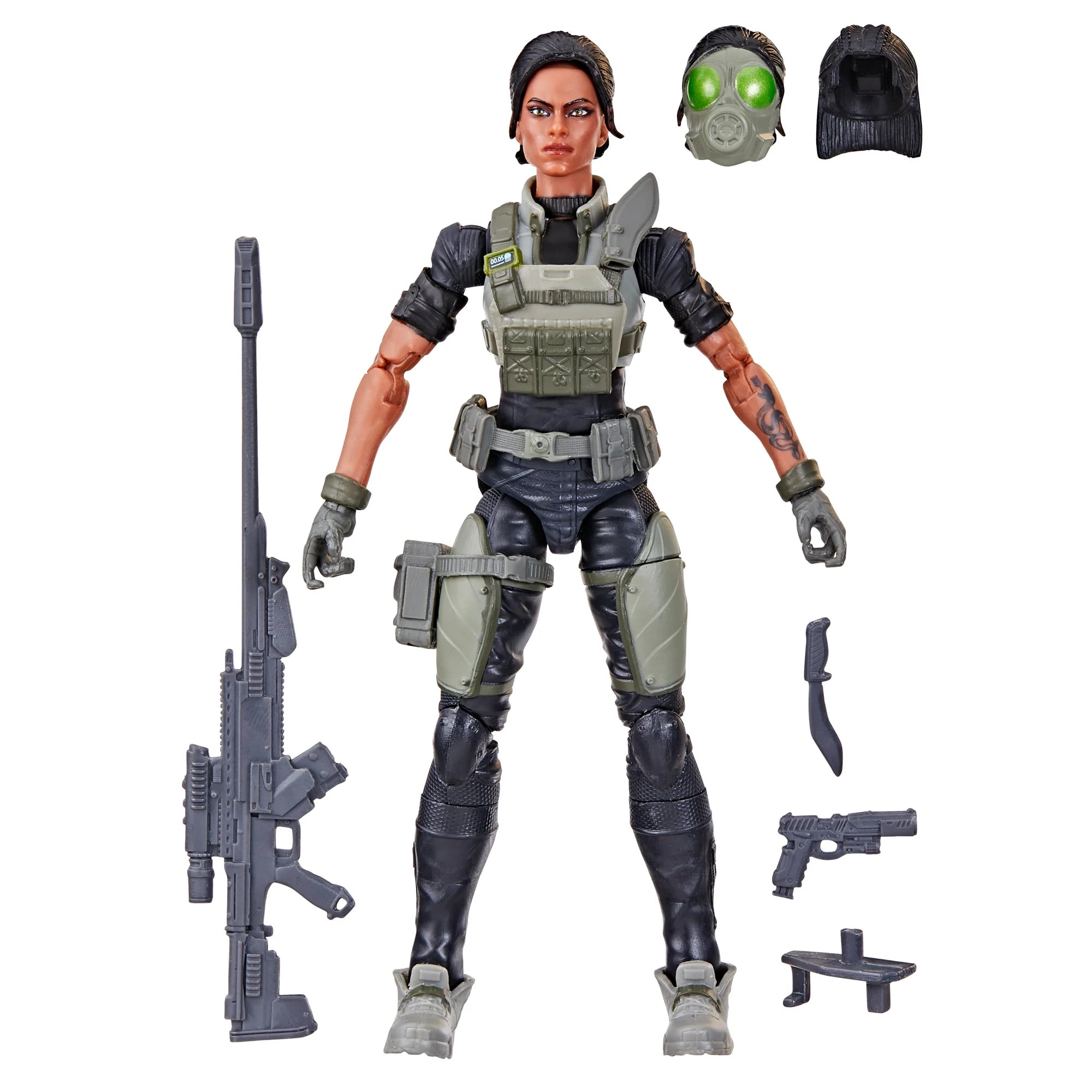 G.I. Joe Classified Series Nightforce Jodie Shooter Craig Action Figure - Collectible Military Toy for Display & Play - Perfect for Fans, Collectors, and Diorama Scenes