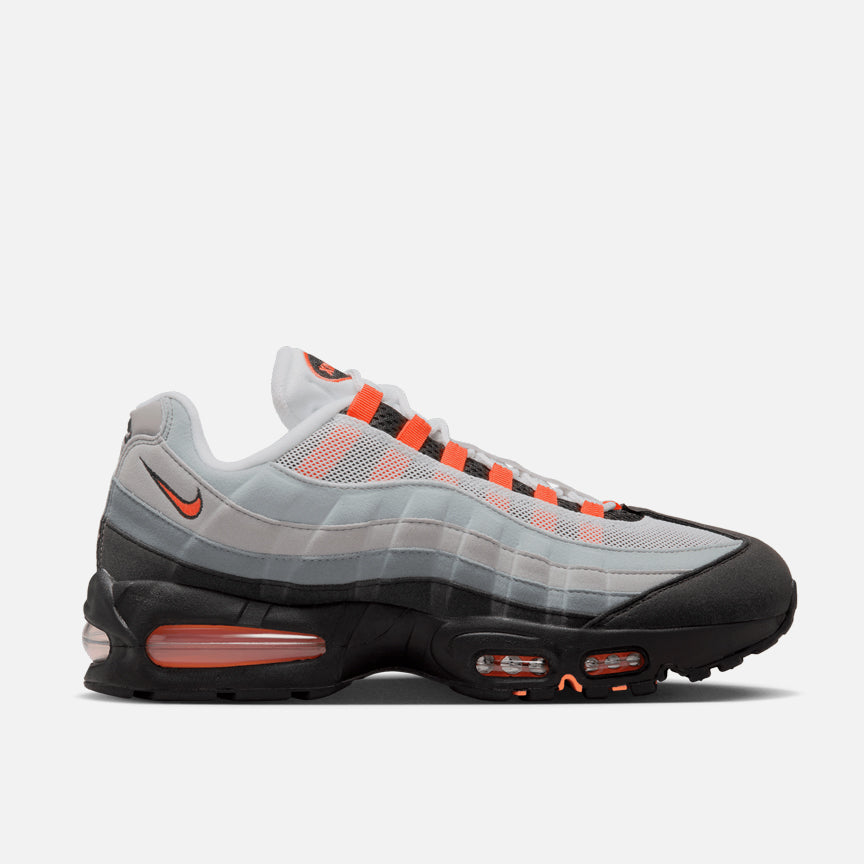 Nike Air Max 95 OG Sneakers - Bright Mandarin Colorway | Retro Running Shoes for Men & Women | Perfect for Jogging, Gym Workouts & Streetwear Fashion