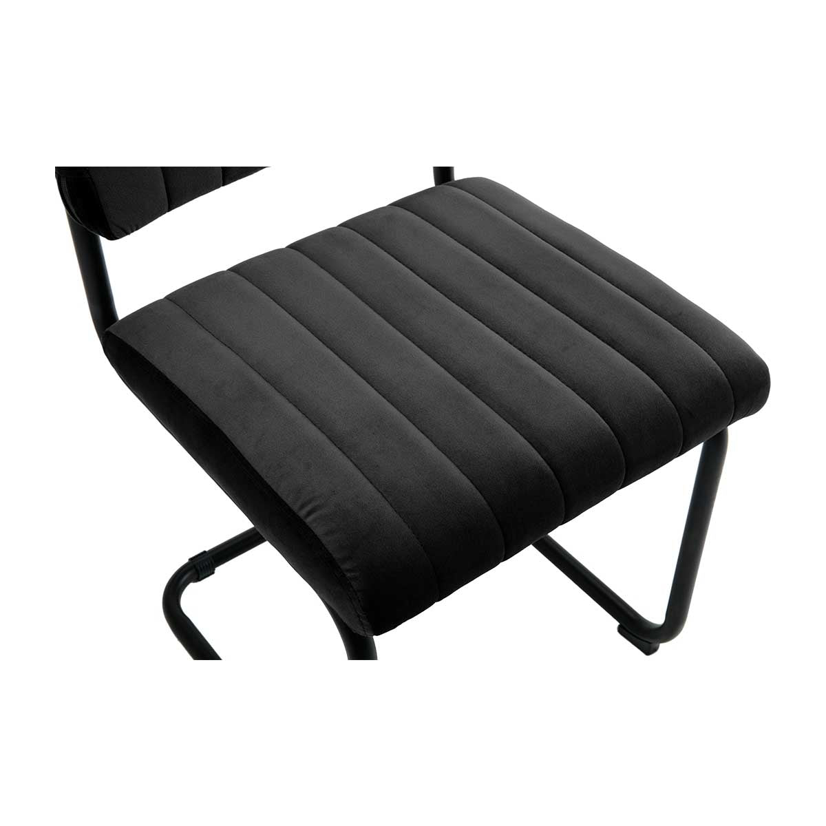 Luxury Velvet Dining Chair - Modern Upholstered Accent Chair for Dining Room, Kitchen, Living Room & Office - Soft & Comfortable Seat with Sturdy Metal Legs - Elegant Home Decor for Parties & Gatherings