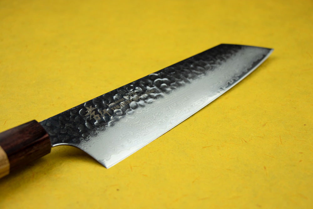 Premium Sakai Takayuki VG10 33-Layer Damascus Kengata Santoku Knife 160mm - Japanese Kitchen Knife for Slicing, Dicing & Mincing - Perfect for Home Chefs & Professional Cooks