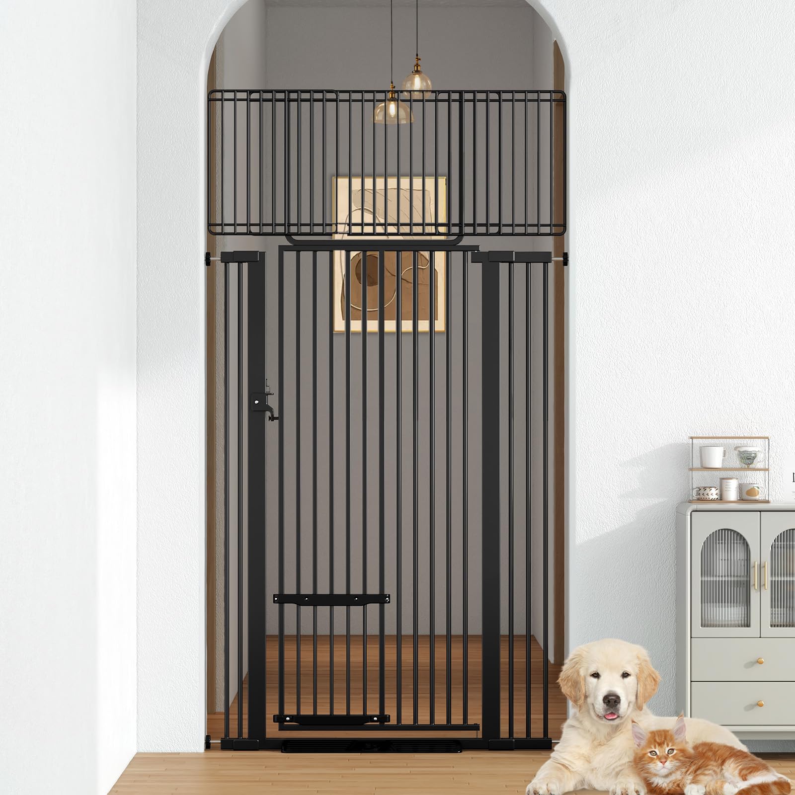 Extra Tall Cat Gate for Doorway - 30